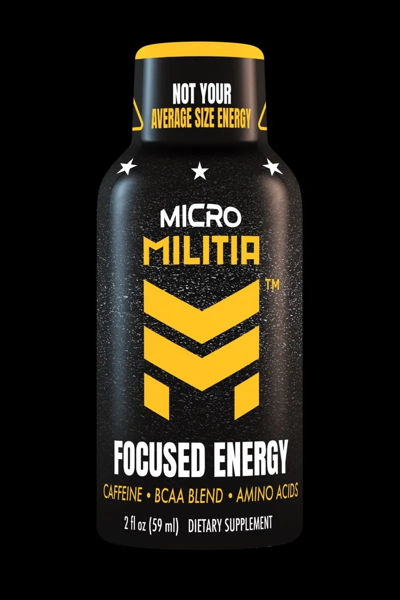 Mini Militia Energy Shot (2 oz) – Extra Strength Energy Support