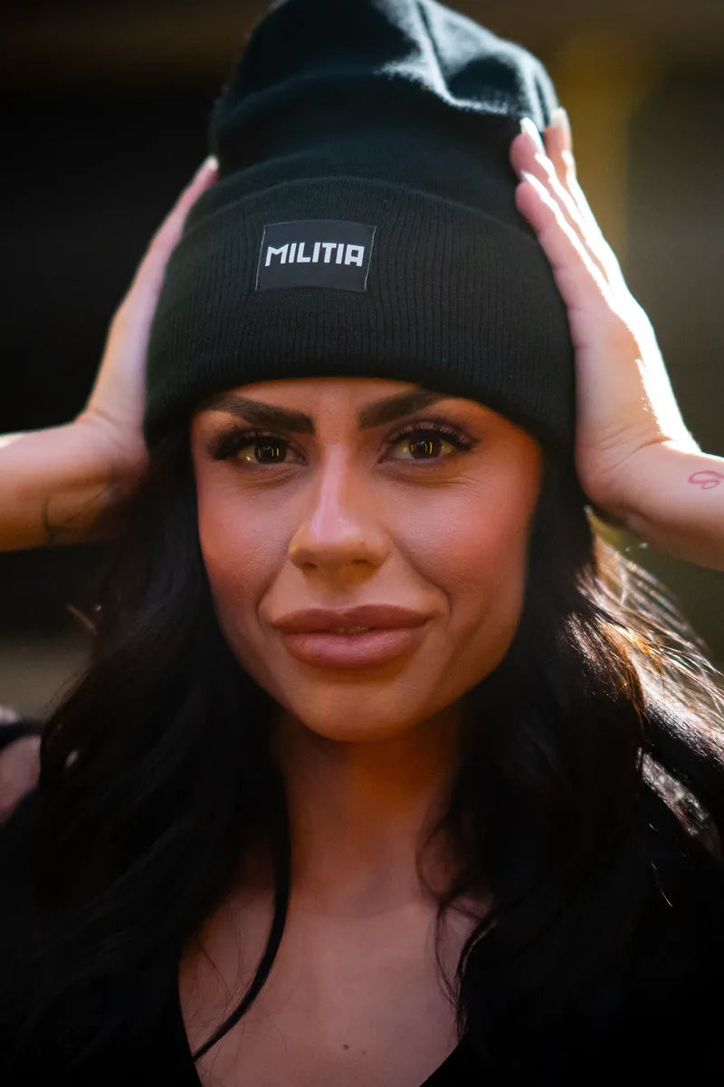 Militia Co. Recon Black Beanie