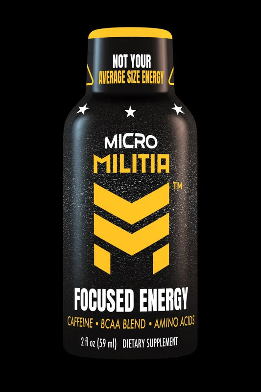 Mini Militia Energy Shot (2 oz) – Extra Strength Energy Support