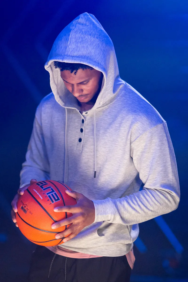 Militia Co. Clarity Button-Neck Hoodie