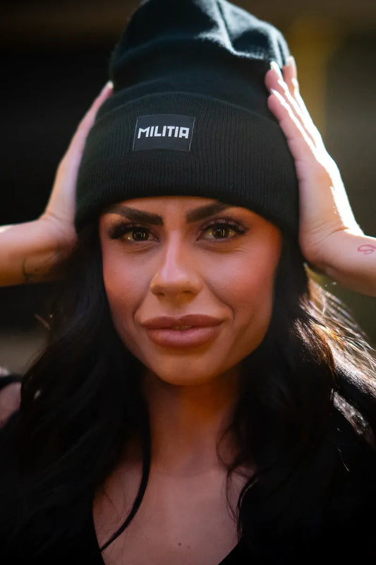 Militia Co. Recon Black Beanie