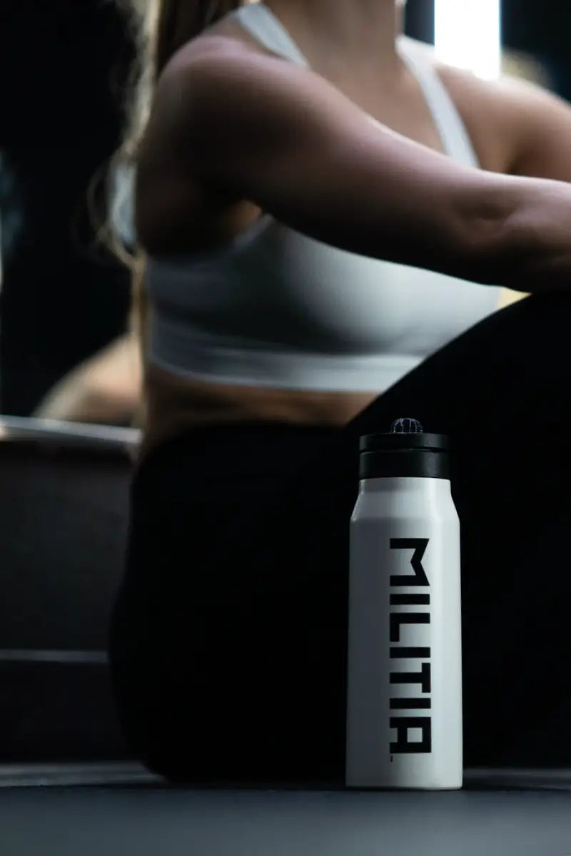 Militia Insulated Stainless Steel Water Bottle with Magnetic Phone Holder