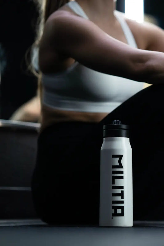 Militia Insulated Stainless Steel Water Bottle with Magnetic Phone Holder