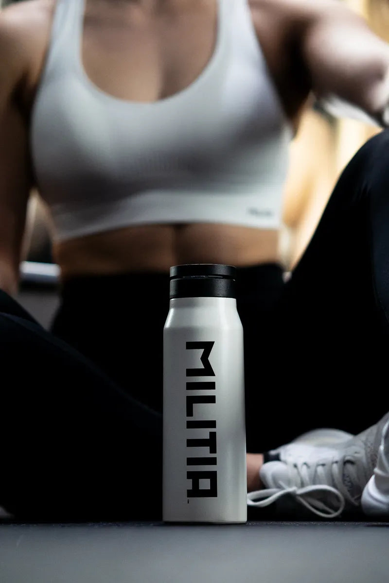 Militia Insulated Stainless Steel Water Bottle with Magnetic Phone Holder