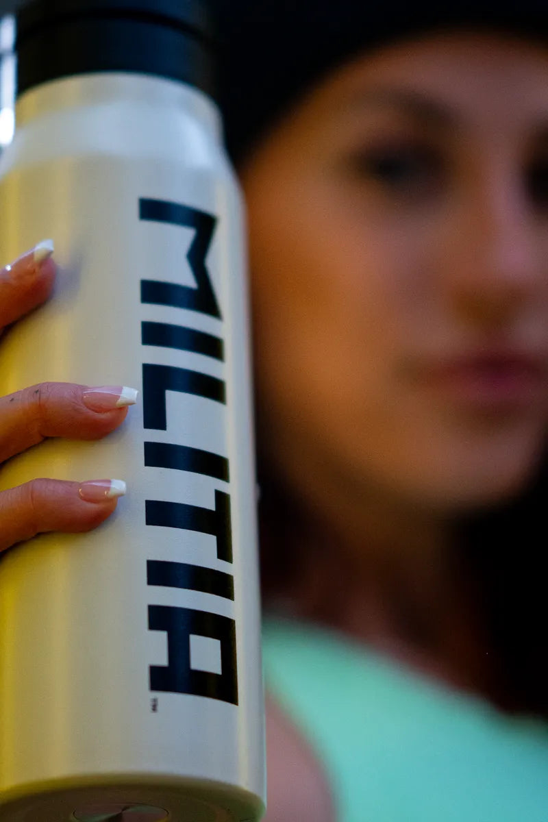 Militia Insulated Stainless Steel Water Bottle with Magnetic Phone Holder